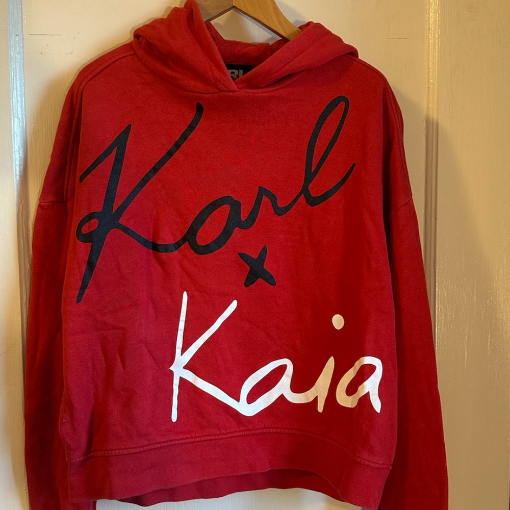 Karl x Kaia Cropped Hoodie